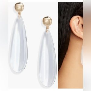 Resin Teardrop Earrings
Open Edit NWOT